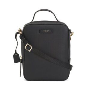 RADLEY LONDON Black Leather Camden Street Respon Small Zip Around Backpack